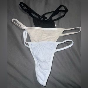 3 different styles and colored thongs